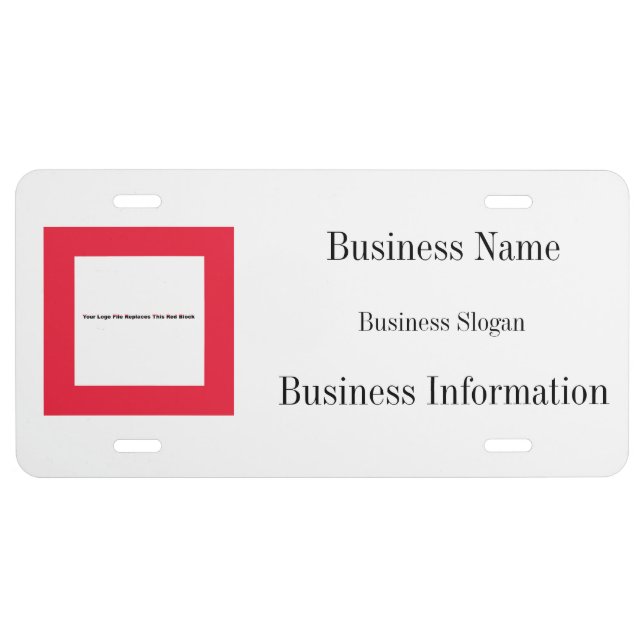 Business Crafter's Artist Front License Plate (Front)