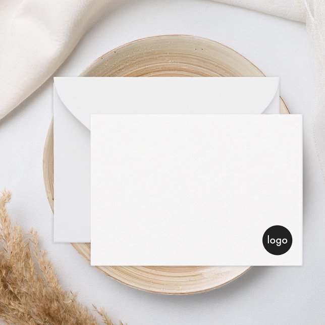 Business Custom Logo Company Note Card (Creator Uploaded)