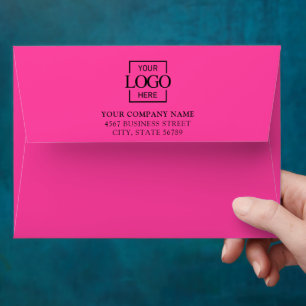 Business Custom Logo Professional Return Address Envelope