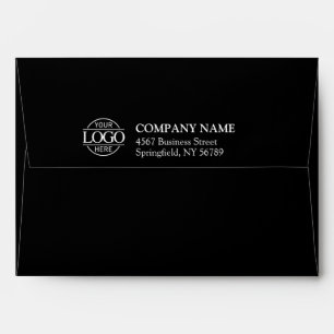 Business Custom Logo Professional Return Address Envelope