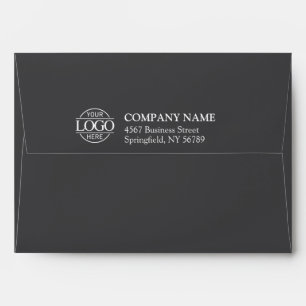 Business Custom Logo Professional Return Address Envelope