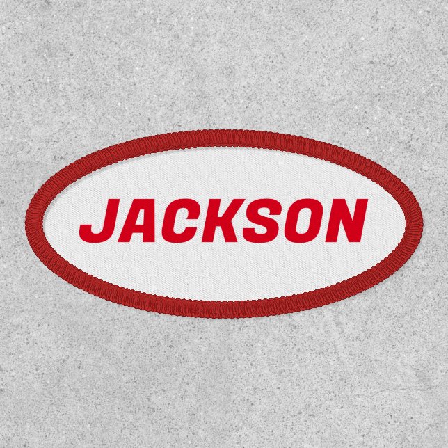 Business Custom | Vintage Mechanic Name Patch (Front)