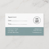 Business Customer Appointment Business Cards (Front)