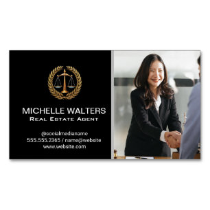 Business Deal   Hand Shake Card Magnet