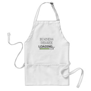 Business Degree Loading Business School Major Gift Adult Apron