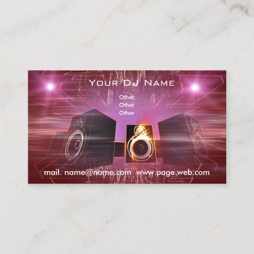 Customizable business_DJ Business Card Templates