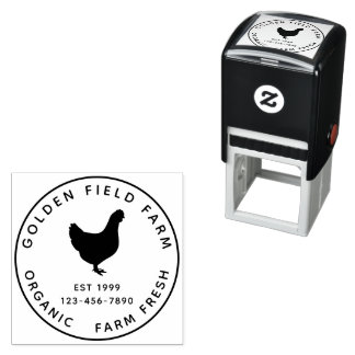 Business Eggs Simple Minimalist Brand Promo Carton Self-inking Stamp
