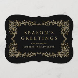 Business Elegance Corporate Holiday Thank You Card
