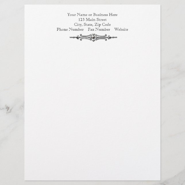 Business ellegant  letterhead (Front)