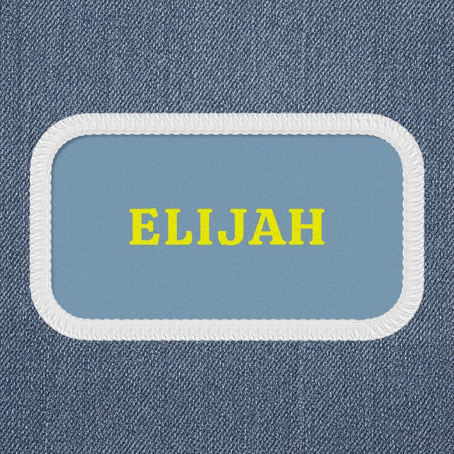 Business Employee Bold Retro Name Patch (Creator Uploaded)