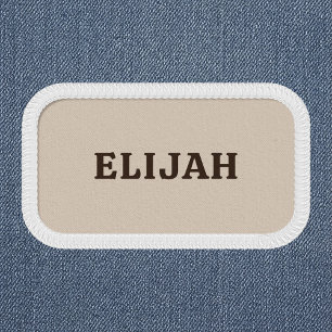 Business Employee Bold Retro Name Patch