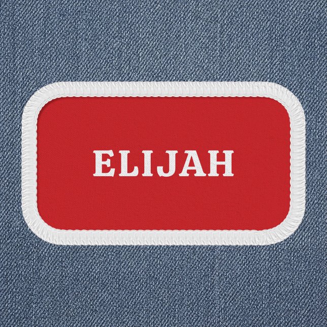 Business Employee Bold Retro Name Patch (Creator Uploaded)