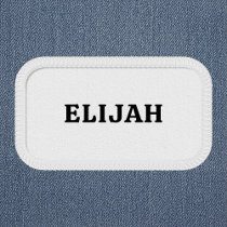 Business Employee Bold Retro Name Patch