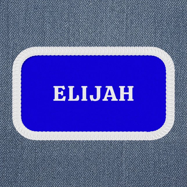 Business Employee Bold Retro Name Patch (Creator Uploaded)