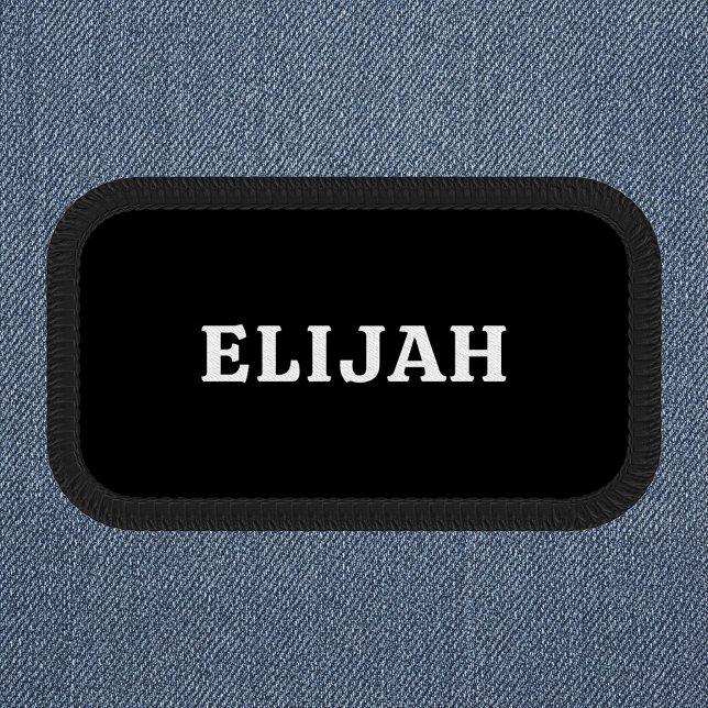 Business Employee Bold Retro Name Patch (Creator Uploaded)