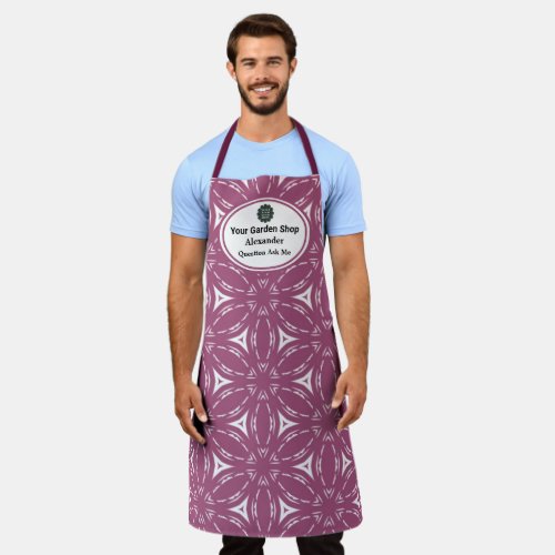 Business Employee Logo Promotional Custom  Custom Apron