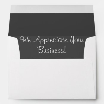Business Envelope Personalized Liner by Mintleafstudio at Zazzle