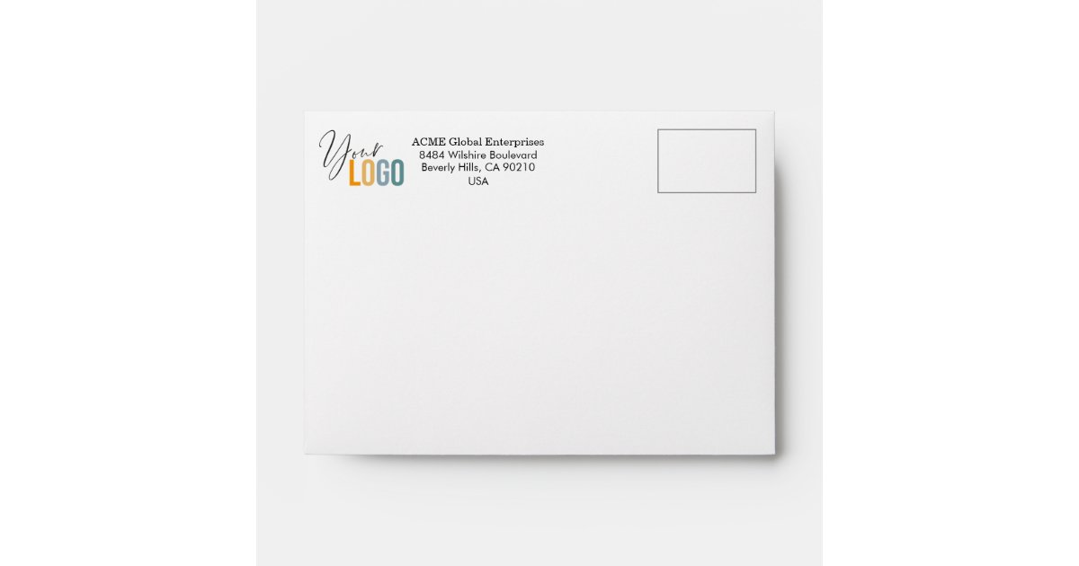 Business Envelope With Your Logo