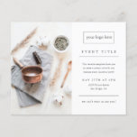 Business Event Minimalist Professional Photo Flyer<br><div class="desc">A simple modern photo business event invitation featuring clean typography and minimal layout. Click the edit button to customize this design with your business photo and details.</div>