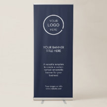 Business Event | Navy Blue Modern Minimalist Logo
