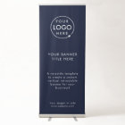 Business Event | Navy Blue Modern Minimalist Logo