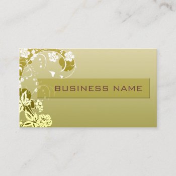 Business_floral Business Card by 3dbacks at Zazzle