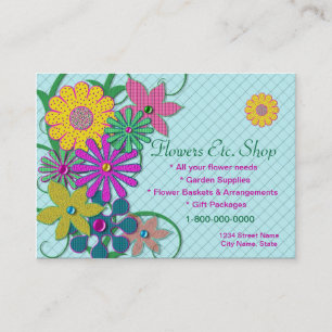Business Flower Cards