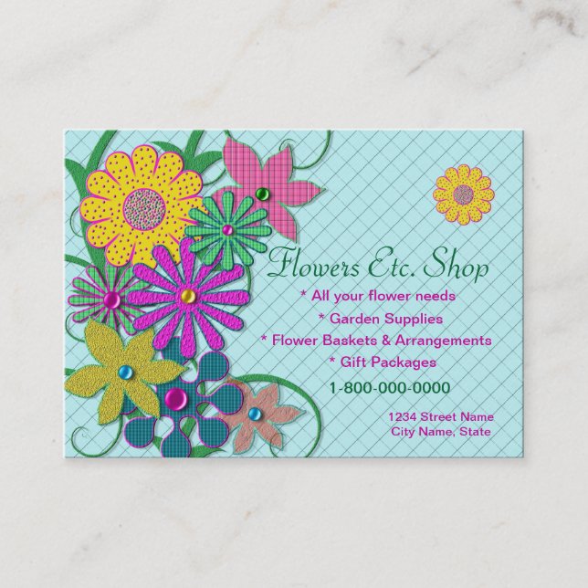 Business Flower Cards (Front)