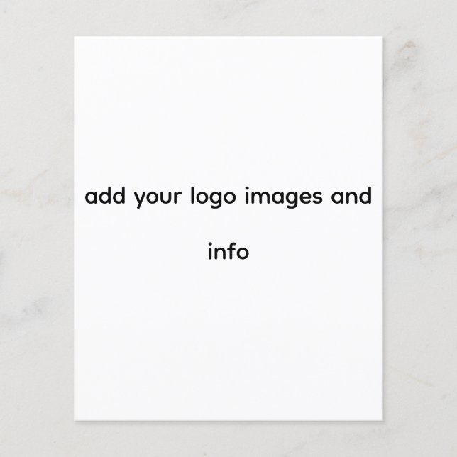 business flyer   (Front)