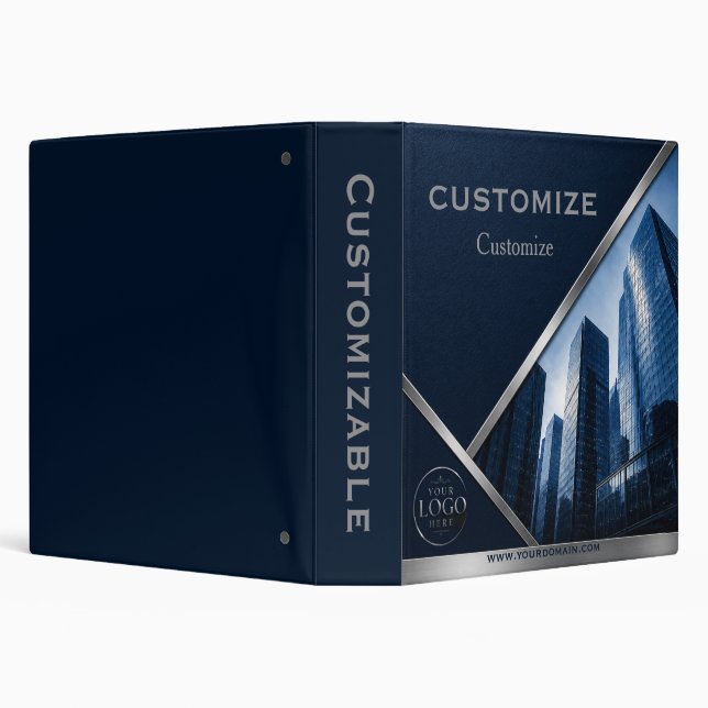 Business Folder Customizable Elegant Professional (Background)