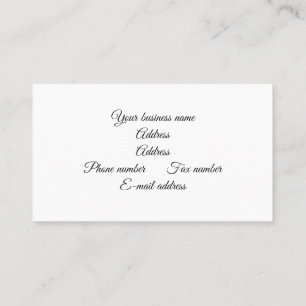 Business football card