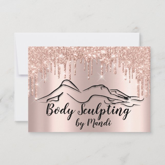 Business Gift Certificate Body Sculpting Drips SPA (Back)