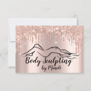 Business Gift Certificate Body Sculpting Drips SPA