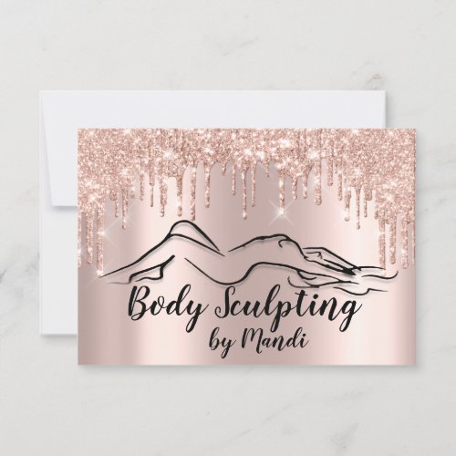 Business Gift Certificate Body Sculpting Drips SPA