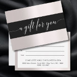 BUSINESS  GIFT CERTIFICATE  for you<br><div class="desc">An elegant and refined design,  blush. Attention: In the production process,  no real film is used,  but only the color is thoroughly printed. Add your data,  logo,  company details and pictures in minutes.</div>