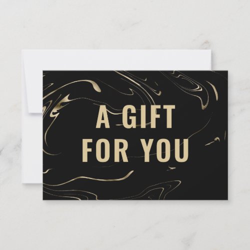 BUSINESS GIFT CERTIFICATE  Marble