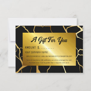 Business Gift Certificate Simply Modern Social