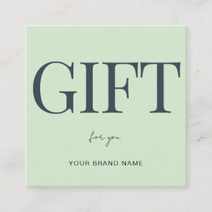 Business Gift Voucher Discount Card