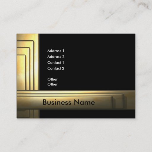 Customizable business_gold_big business card template