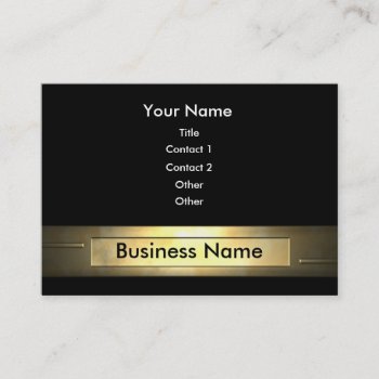 Business Gold Business Card by 3dbacks at Zazzle