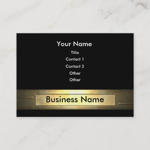 business_gold business card