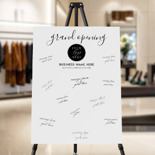 Business Grand Opening Event Guest Signature Foam Board