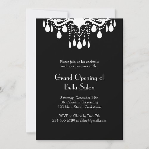 Business Grand Opening Grand Ballroom Invitation