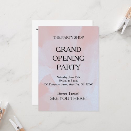 Business Grand Opening Other Celebration Invitation