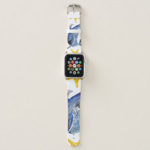 Business Graph Whale: Candlestick Chart Apple Watch Band