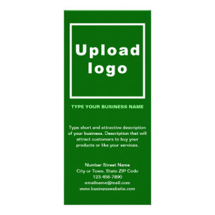 Business Green Rack Card