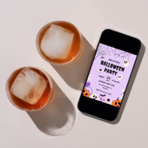 Business Halloween Mixer Office Party Custom Invitation