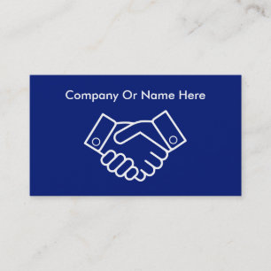 Business Handshake Card