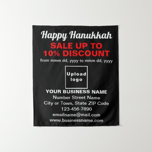 Business Hanukkah Sale on Black Tapestry