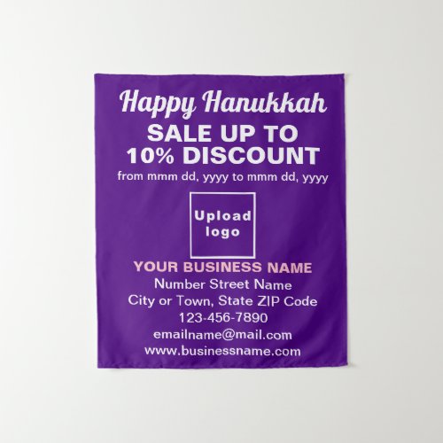 Business Hanukkah Sale on Purple Tapestry